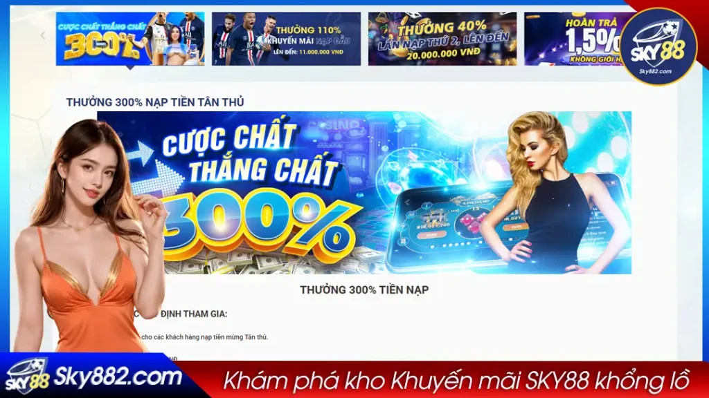 Khám Phá Kho Khuyến Mãi SKY88 Khổng Lồ
