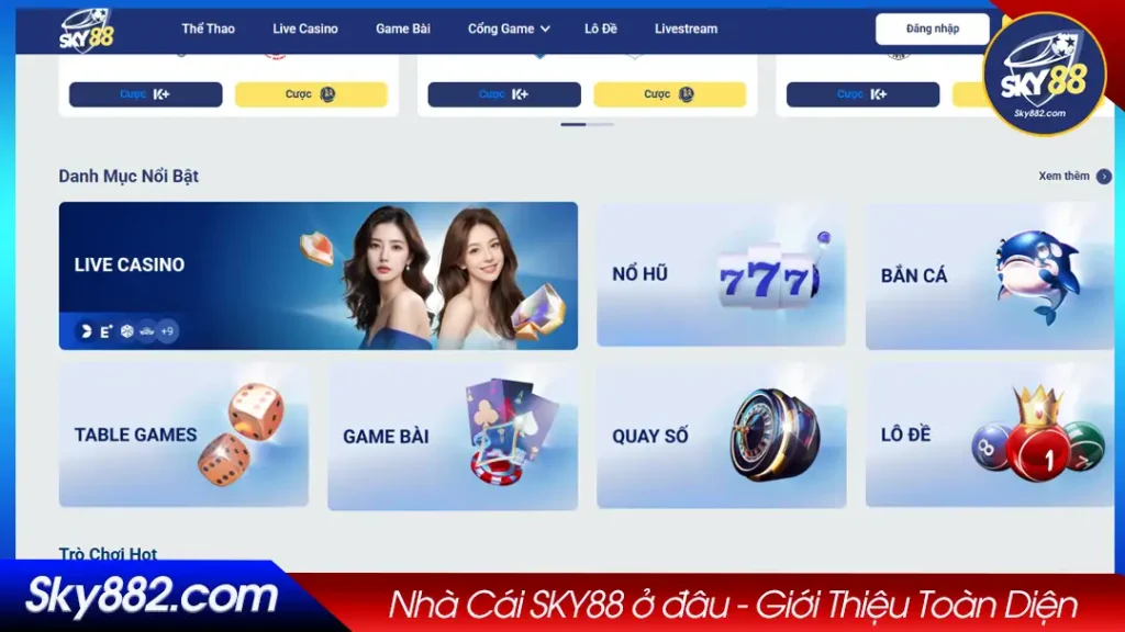 Nhà Cái SKY88 ở đâu - Giới Thiệu Toàn Diện..